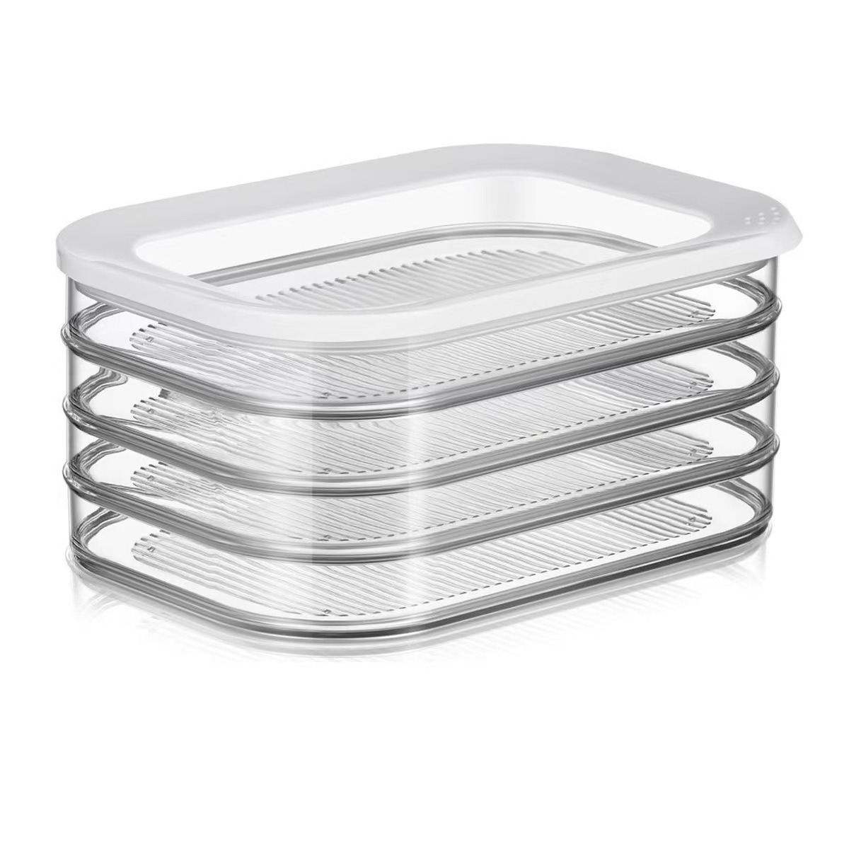 🥗 50% RABATT! 🧊 Frischhaltedose mit Deckel – Transparent, für Kühlschrank & Gefrierfach ✨