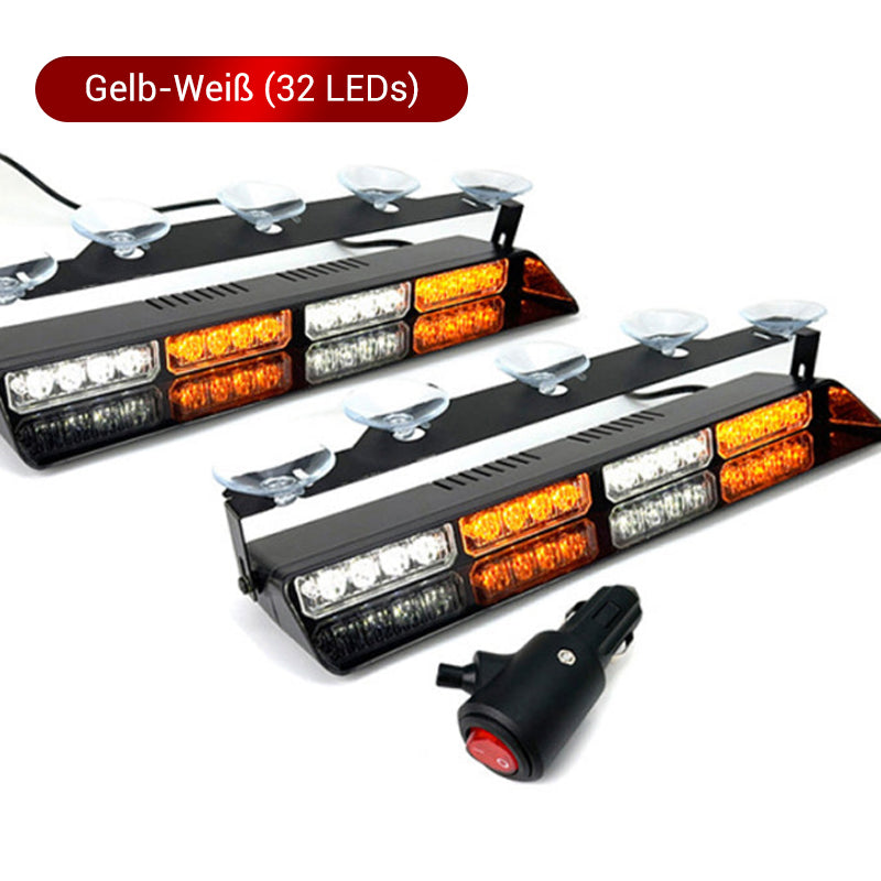 🎉🛍️ Heiße Aktion – 50 % Rabatt! 🚗 Windschutzscheiben-Stroboskop-Warnleuchte mit Saugnapf