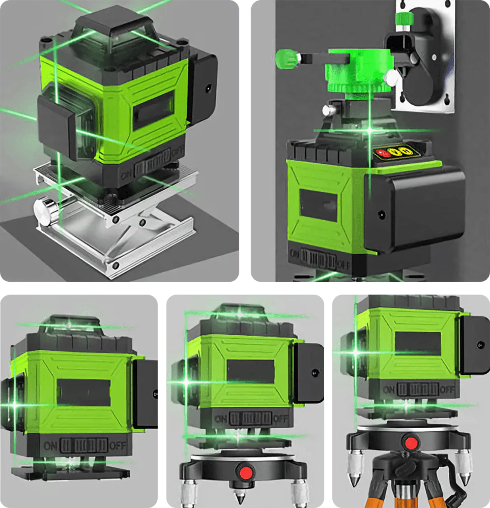 Professionelle Laser-Wasserwaage