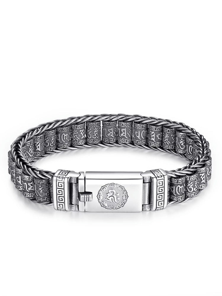 💎 50 % RABATT! 💎 Tibetisches Gebetsmühlen-Armband – 925er Sterlingsilber, Glücksbringer & Valentinstagsgeschenk
