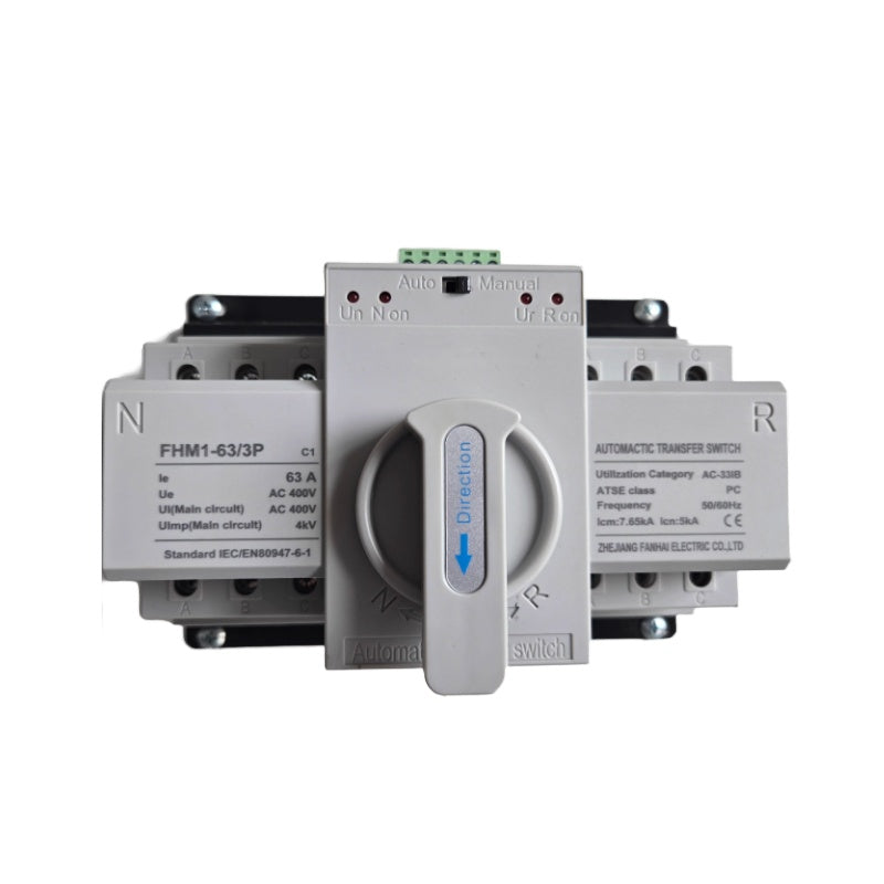 220V Dual Power Automatic Transfer Toggle Control Switch