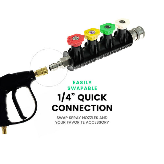 Hochdruckreiniger-Stabverlängerung mit Sprühdüse