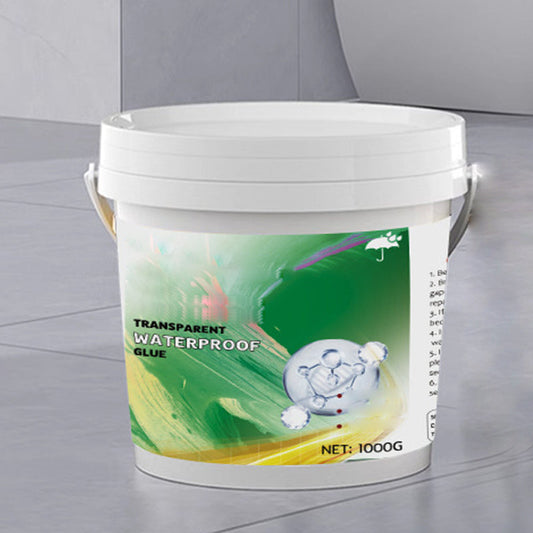 Reparatur von Lecks mit durchsichtigem wasserdichtem Dichtstoffbeschichtung