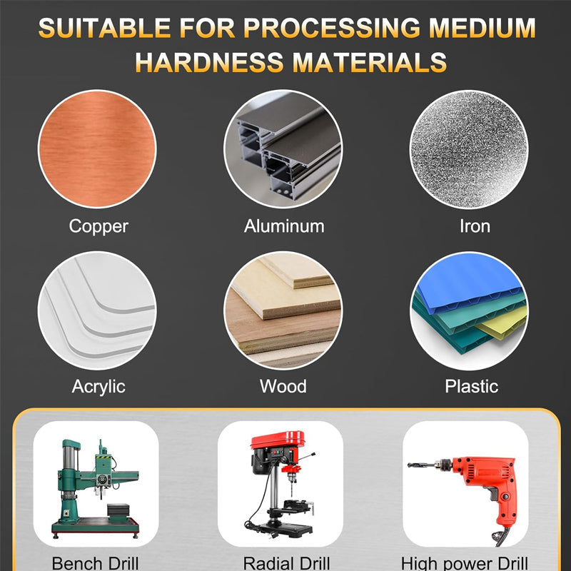 1/2“ Bohrer mit reduziertem Schaft