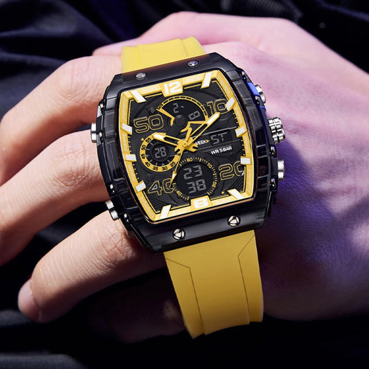 Multifunktionale Sport- und Freizeituhr mit Digitalanzeige