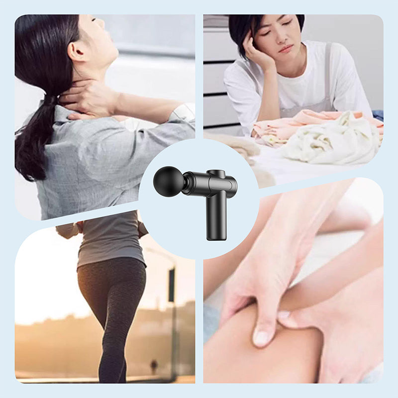 Elektrische Handmassagepistole mit 4PCS Köpfen