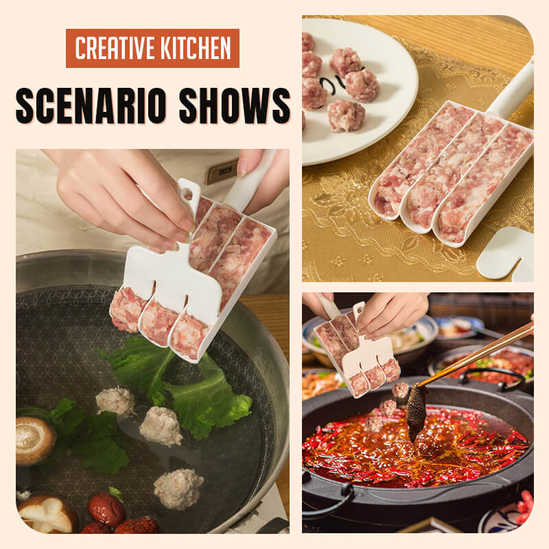 đ KAUFE 1, ERHALTE 1 GRATIS! đ§ Dreifach-FleischbĂ€llchen-Maker â GleichmĂ€Ăige Form, einfach zu bedienen & vielseitig â Perfekt fĂŒr FleischbĂ€llchen, GemĂŒsebĂ€llchen & Snacks âš
