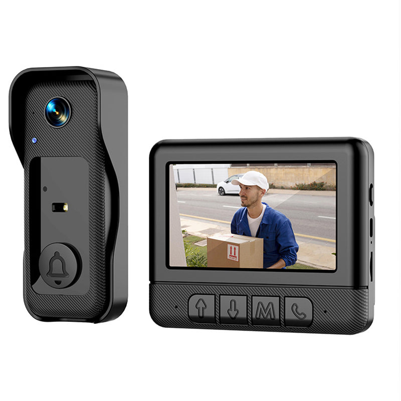 đąMid-Season Sale: â50% nur fĂŒr kurze Zeitâ°đč Intelligente Video-TĂŒrklingel mit 4,3-Zoll-Display â kabellose Gegensprechanlage, Infrarot-Nachtsicht, HD-Aufnahme & kompatibel mit Smart-Home-Systemen đ