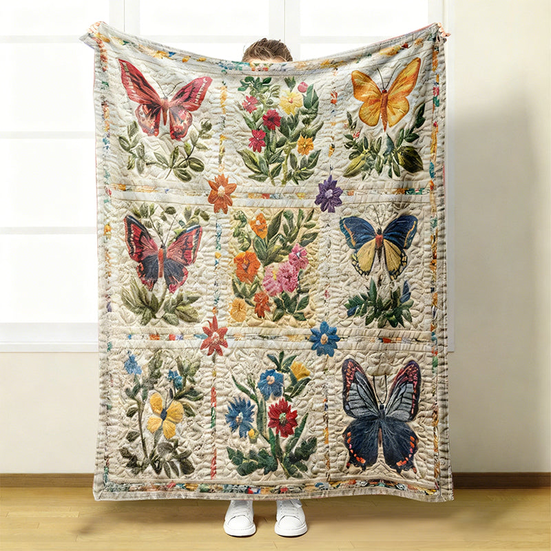 đ„2026 Neuheiten, 50 % Rabatt!đKuschelige und weiche Flanelldecke mit Blumenmuster