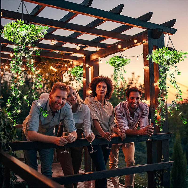 🌞 Sommerneuheiten – Jetzt bis zu 50% sparen! 🌿Solarkünstlicher Efeu-Lichtvorhang – wasserdicht, hängend & dekorativ – ideal für Garten, Balkon & Terrasse