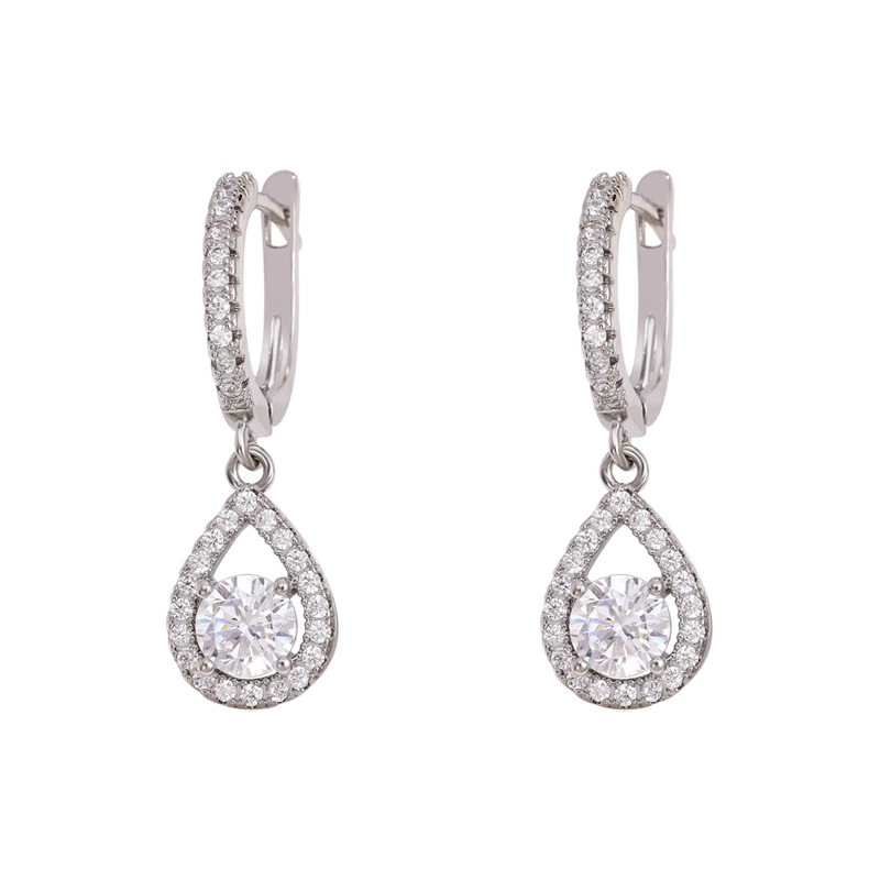 đ„Solange der Vorrat reicht 40 % Rabatt!đElegant Teardrop Dangle Hoop Earrings
