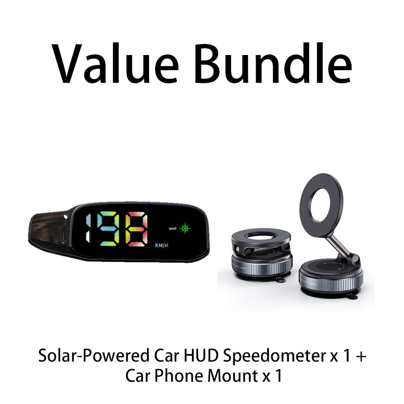đSolarbetriebener Auto-HUD-Tachometer