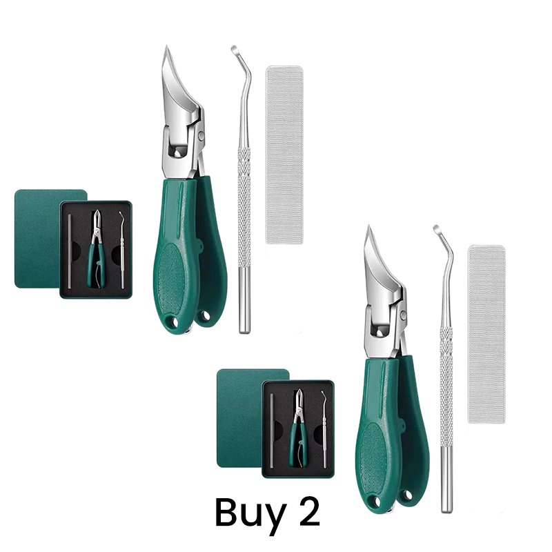 ✂️ Nagelknipser Set Professionell – Splitterfrei für dicke Nägel, eingewachsene Nägel & präzises Schneiden Rutschfester Griff