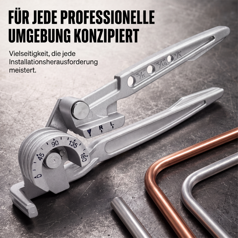 ⚙️🔩 3‑in‑1 Manuelle Rohrbiegemaschine 🛠️ Hand Rohr‑Biegewerkzeug für Heim‑ & Werkstattgebrauch
