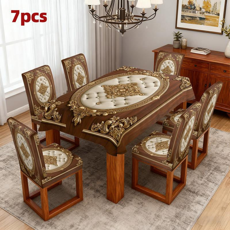 ⏳Zeitlich begrenzter 50% Rabatt⏰Elegantes Esstisch-Tischdecken-Set🥂