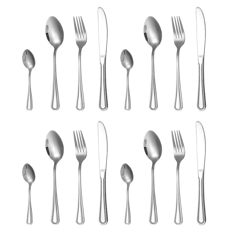 🍴✨ 4-teiliges Besteck-Set aus Edelstahl – rostfrei, langlebig & spülmaschinenfest