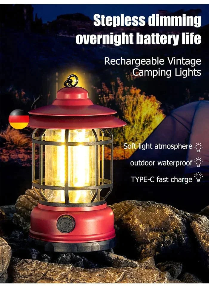 ✨Tragbare Retro-Campinglampe✨