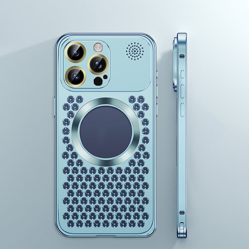 💥39 % Rabatt🎁Sturzsichere Aromatherapie-Handyhülle aus Metall zur Wärmeableitung