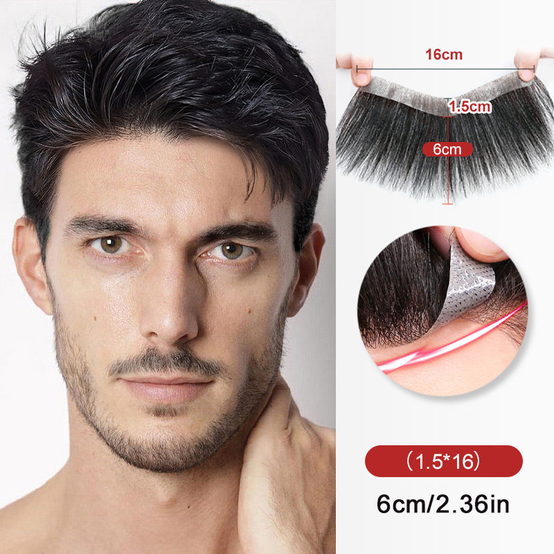 Männer Stirn Pony Perücke Patch