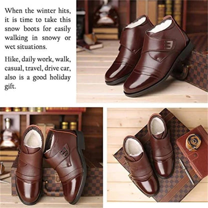 ❄️Winter Specials❄️ Warme Herren Kunstfell gefütterte Ankle Snow Business Stiefel