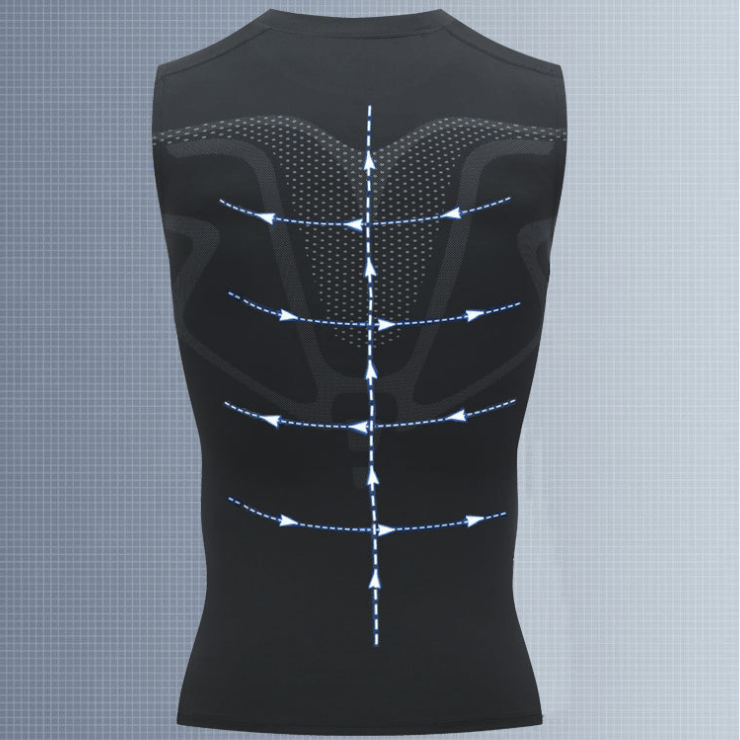 👚 50% RABATT! 🔥 Ionic Shaping ärmelloses Shirt – 2025 Neue Version – Figurformend, atmungsaktiv & perfekt für unter jedem Outfit ✨