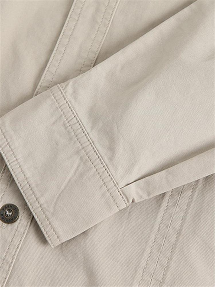 👔✨ 50% RABATT! Lässiges einfarbiges Herrenhemd aus Baumwolle – Klassischer Schnitt, atmungsaktiv & vielseitig kombinierbar 🍂