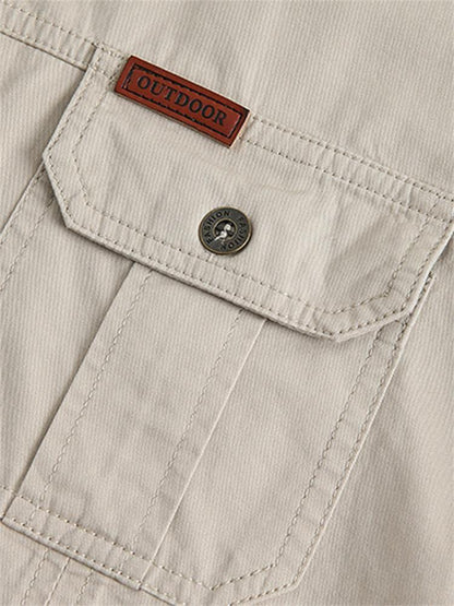 👔✨ 50% RABATT! Lässiges einfarbiges Herrenhemd aus Baumwolle – Klassischer Schnitt, atmungsaktiv & vielseitig kombinierbar 🍂