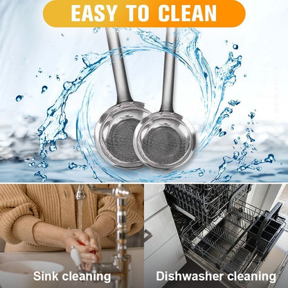 Edelstahl Öl-Schöpf- und Sieblöffel (50 % RABATT)