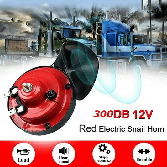 📢12V 300DB Zugschneckenhupe für LKW, Autos, Motorräder