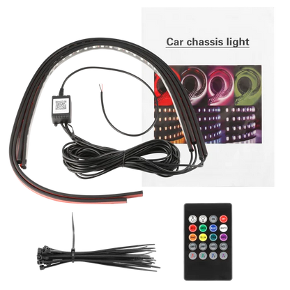 🔥2026 Auto-Chassis Flexibler wasserdichter RGB-LED-Lichtstreifen (4 Stück)