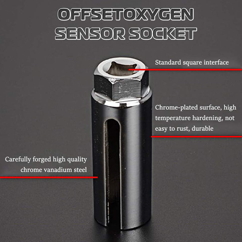 📢📢60 %  RABATT !! ⏰5-teiliger Satz Steckschlüssel zum Entfernen von Kfz-Sauerstoffsensoren