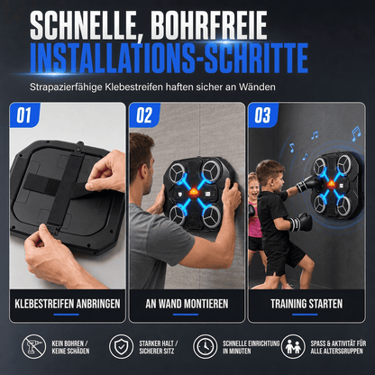 Elektronisches Musik-Boxziel für Kinder mit Rhythmus-Reaktionstraining für Heimfitness und Stressabbau