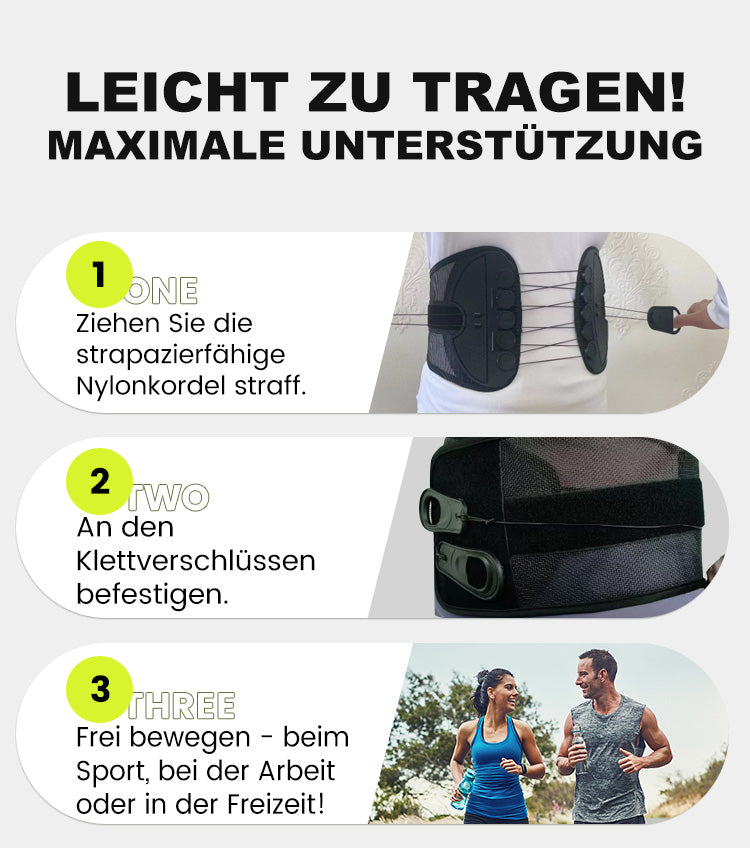 💖 50% RABATT! 🔥 Verstellbarer Lendenwirbelstützgürtel – Stütze & Entlastung ✨