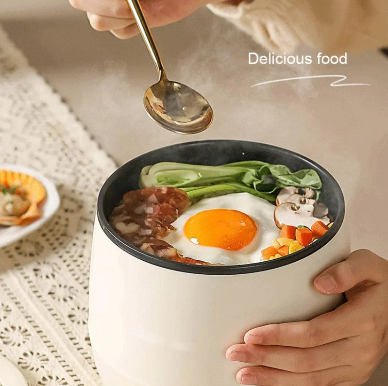 🔥 Nur für kurze Zeit!🍚Mini Reiskocher mit Antihaftbeschichtung – Kompakt, tragbar und ideal für 1–2 Personen