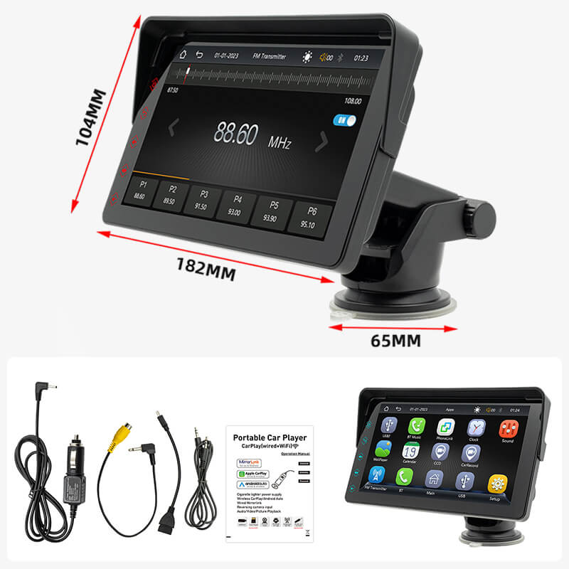 ✨ Multifunktionales Wireless CarPlay MP5 Auto-Display – Intelligente Unterhaltung & Sicherheit im Auto! ✨