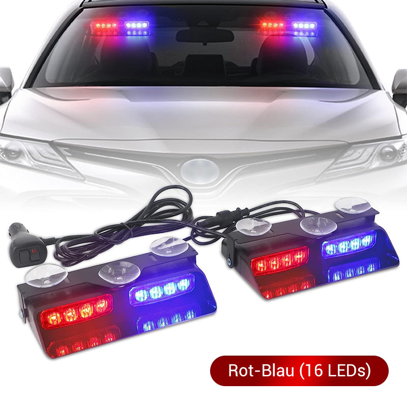 🎉🛍️ Heiße Aktion – 50 % Rabatt! 🚗 Windschutzscheiben-Stroboskop-Warnleuchte mit Saugnapf