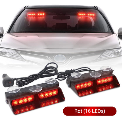 🎉🛍️ Heiße Aktion – 50 % Rabatt! 🚗 Windschutzscheiben-Stroboskop-Warnleuchte mit Saugnapf