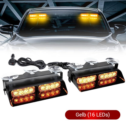 🎉🛍️ Heiße Aktion – 50 % Rabatt! 🚗 Windschutzscheiben-Stroboskop-Warnleuchte mit Saugnapf