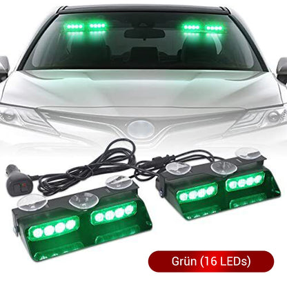 🎉🛍️ Heiße Aktion – 50 % Rabatt! 🚗 Windschutzscheiben-Stroboskop-Warnleuchte mit Saugnapf