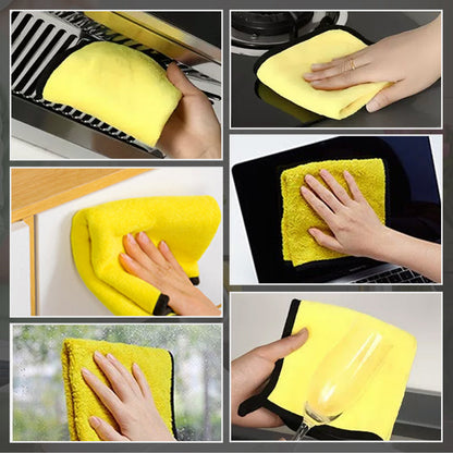 Doppelseitiges saugfähiges Handtuch aus Mikrofaser