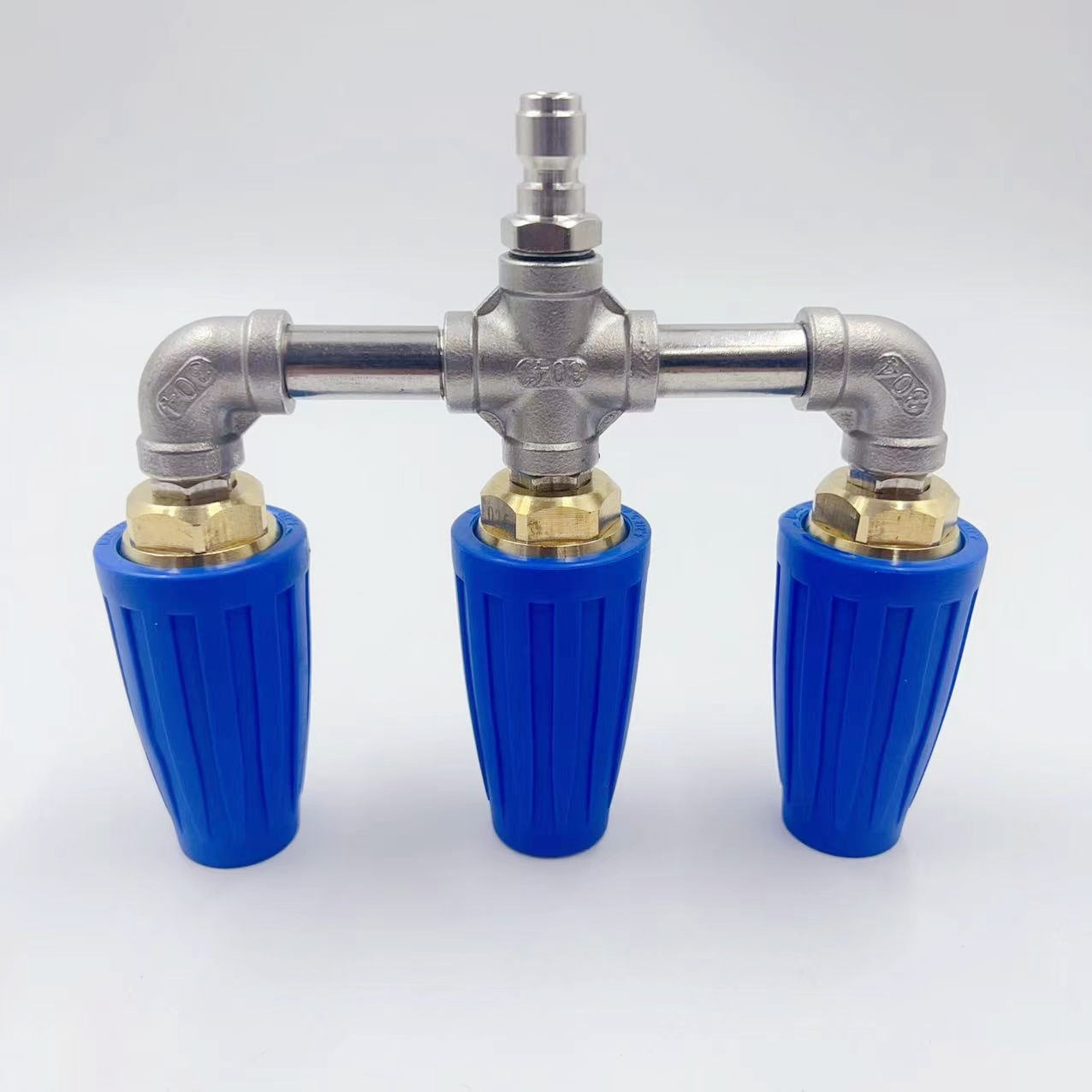 Dual -Turbo -Düse aus rostfreiem Stahl für Druckwaschmaschinen