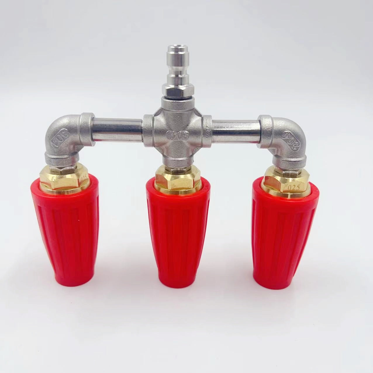 Dual -Turbo -Düse aus rostfreiem Stahl für Druckwaschmaschinen