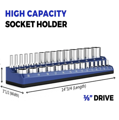 🔧 50% RABATT! 🧲 Magnet-Steckschlüsselhalter-Set – Farblich Sortiert, Spart Platz & Hält Werkzeuge Sicher 📦