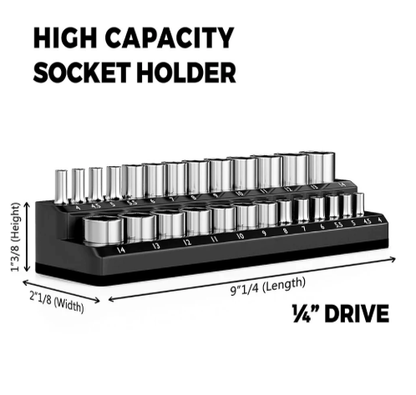 🔧 50% RABATT! 🧲 Magnet-Steckschlüsselhalter-Set – Farblich Sortiert, Spart Platz & Hält Werkzeuge Sicher 📦