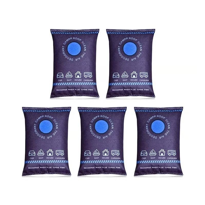 ❄️ Kaufe 2, erhalte 3! 🌬️ Wiederverwendbarer Entfeuchtungsbeutel – mit Farbwechsel-Indikator, hoher Feuchtigkeitsaufnahme für Kleiderschrank, Auto und Keller 🚗👕