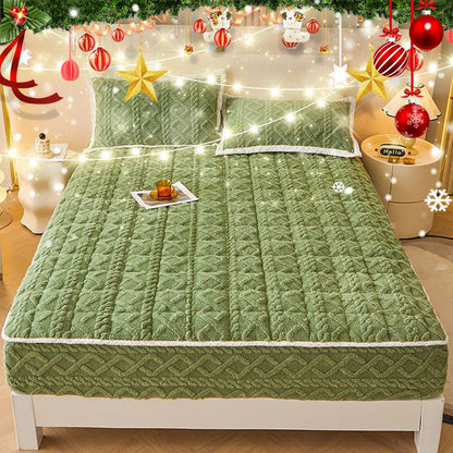 💖 50 % Rabatt! 💖 Winter-Bettlaken-Set 3-teilig, strapazierfähig & wärmeverstärkt für Zuhause