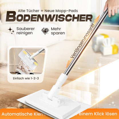 🎁 Kaufe 2, erhalte 1 GRATIS! 🧹✨ Einweg-Staubmopp mit 4 wiederverwendbaren Bezügen – Praktisch und effektiv 💥🌟