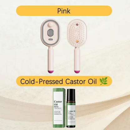 🔥NUR AM LETZTEN TAG IM ANGEBOT !! 🔥ProGlide™🇬🇧 Kopfhaut-Massagekamm 💆‍♀️ – Selbstreinigend 🧼, verfilzungsfrei ✂️ & Anti-Frizz-Haarbürste mit beruhigendem Sprühnebel 💨✨ | Perfekt für trockenes, sprödes Haar 💧🌟