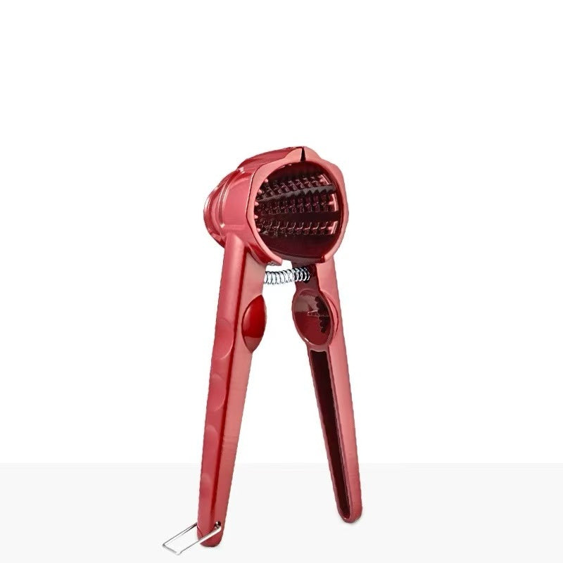 🔥 50 % RABATT! ✨ Leichter manueller Nussknacker – Spritzschutz, Aluminium und Edelstahl, einfach zu verwenden für Nüsse und Mandeln 🥜⚙️