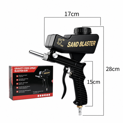 🛠️ Tragbare pneumatische Hand-Sandstrahlpistole